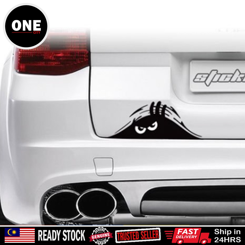🥨* ตลก Peeking Monster Auto Car Walls สติกเกอร์ Windows 有机墙 视รถ汽物车视墙纸贴的的