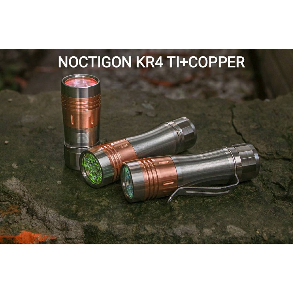 ไฟฉายแรงสูง NOCTIGON KR4 TI+COPPER EDC XP-L HI LED 4300LM