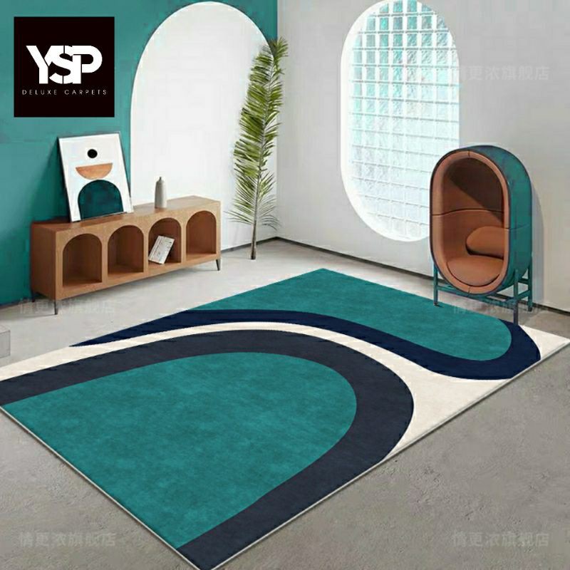 พรมปูพื้น ขนนุ่ม มี 4 ขนาด (120x160 /140x200 /160x230 /200x300 ) พรม พรมตกแต่ง พรมตกแต่งห้อง พรมกันล