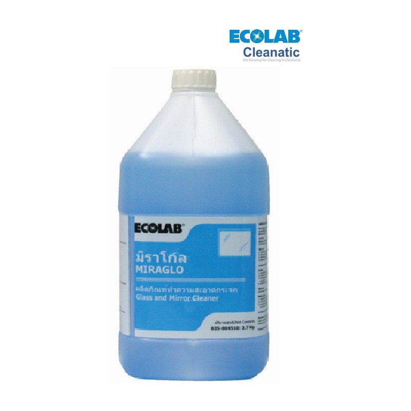 Ecolab(เอ็กโคแลบ) มิราโกล ผลิตภัณฑ์ทำความสะอาดกระจก (3.8 ลิตร