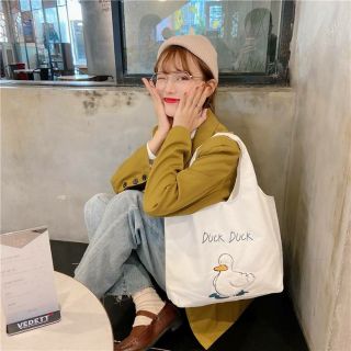 ทักแชทก่อนสั่ง 🕙 กระเป๋าสะพายข้าง (Duck Duck shopping bag)