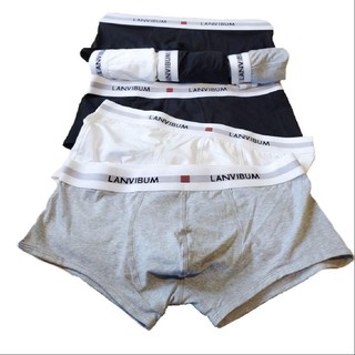 กางเกงในชาย Lanvibum Convex Low-Rise Cotton Men’s Underwear