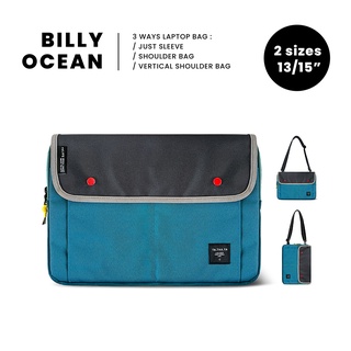 Billy relife ocean laptop sleeve 13"/ 15" กระเป๋าใส่แลปทอป รุ่นบิลลี่ สีโอเชียนไซส์ 13 นิ้ว และ 15 นิ้ว