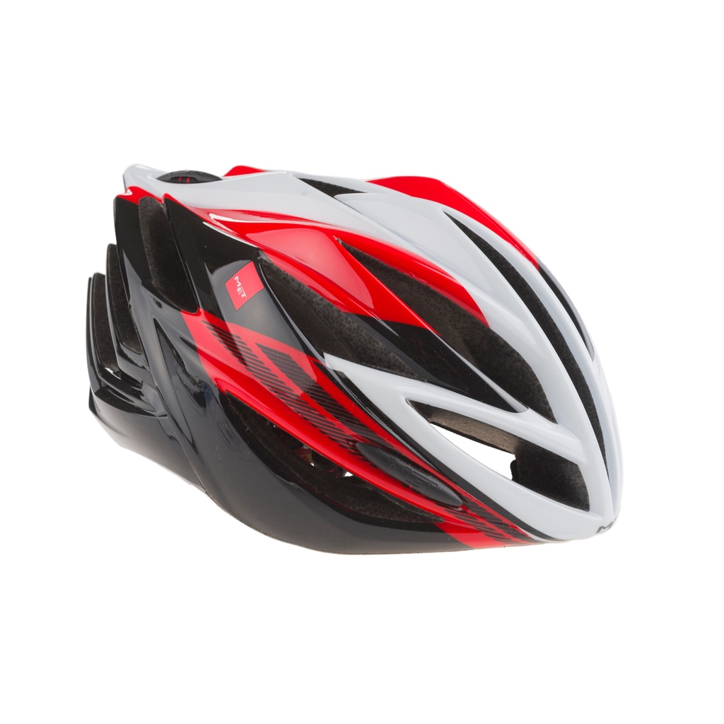 หมวกจักรยาน MET รุ่น FORTE Red/White/Black
