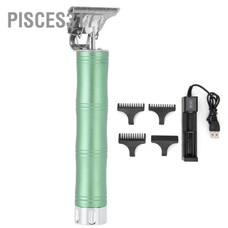 Pisces317 ปัตตาเลี่ยนตัดผมไฟฟ้า สีทอง สําหรับผู้ชาย S9