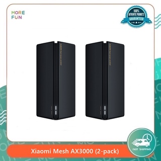 [ พร้อมส่ง ] Xiaomi Mesh AX3000 (2-pack) - Wi-Fi 6 เราเตอร์ไร้สาย เหมาะสำหรับบ้าน/สำนักงานหลายชั้น 5G/2.4GHz