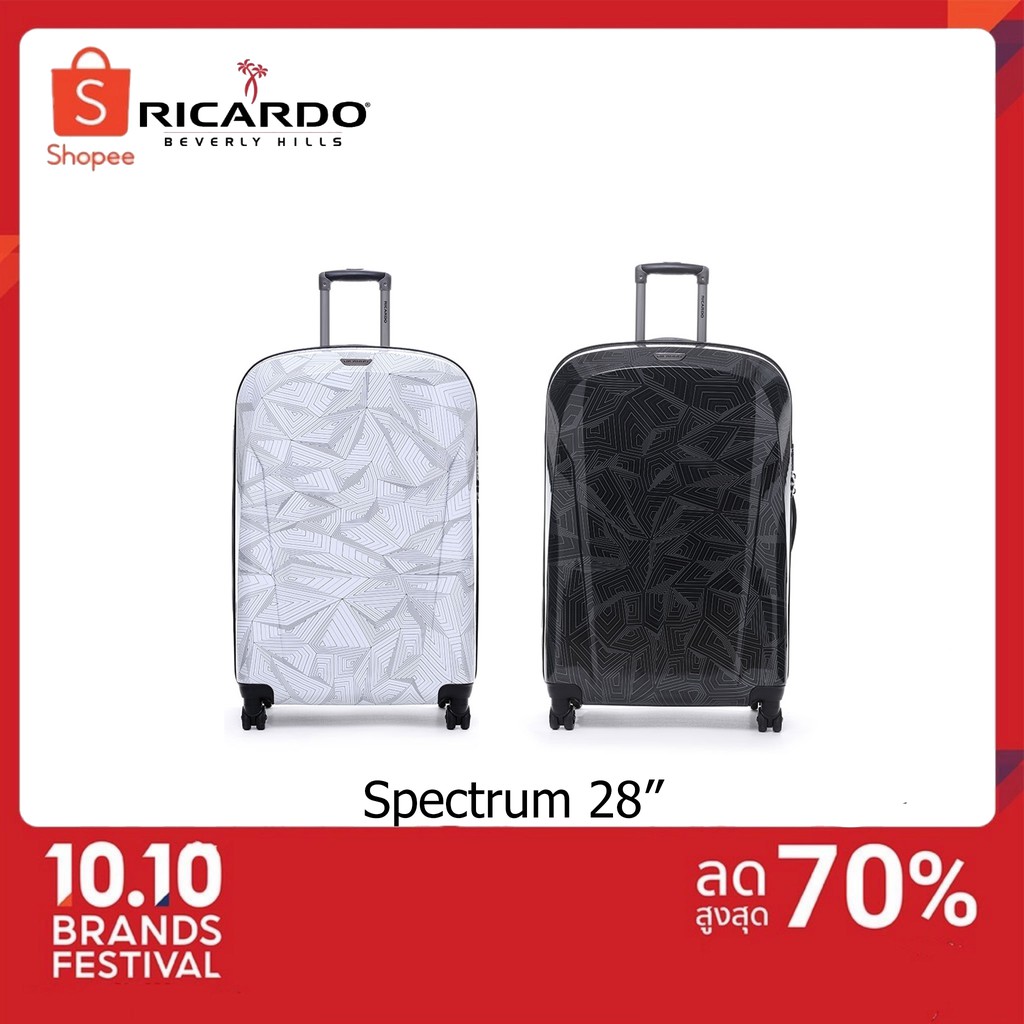 กระเป๋าเดินทางRicardo Spectrum 28 นิ้ว สีขาว