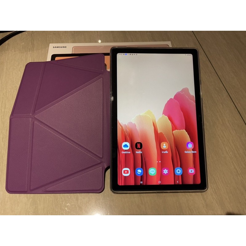 (มือ2)Samsung Tablet Galaxy Tab A7 Wi-Fi (3+64)สภาพใหม่มาก อายุใช้งานไม่ถึง48ชั่วโมง แถมเคส และติดฟิล์มกระจกให้เรียบร้อย