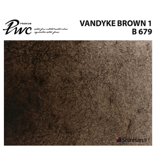 ShinHan PWC 679 B Vandyke Brown 15ml (S1214151-0677) / สีน้ำเกรด Premium Artist 15ml 679 แบรนด์ ShinHan ประเทศเกาหลี