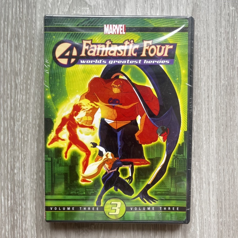 📀DVD แผ่นดีวีดีการ์ตูน Marvel Fantastic - Four World's Greatest Heroes - Volume 3(แผ่นแท้ มือ 1 นำเข