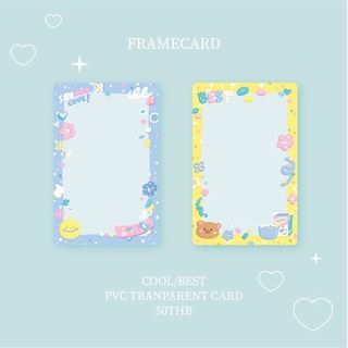 doodle framecard เฟรมการ์ดใส