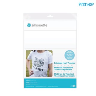 Silhouette Cameo กระดาษพิมพ์ภาพสามารถรีดติดเสื้อ Printable heat transfer material-light fabrics อุปกรณ์เครื่องตัด คามิโอ้ กระดาษพิมพ์ภาพ