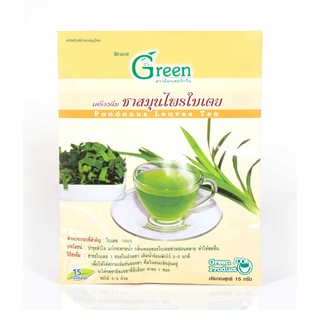 Dr.Green ชาสมุนไพรใบเตยหอม 100% สูตรไม่มีน้ำตาล (Pandanus Leaves Herbal Tea)