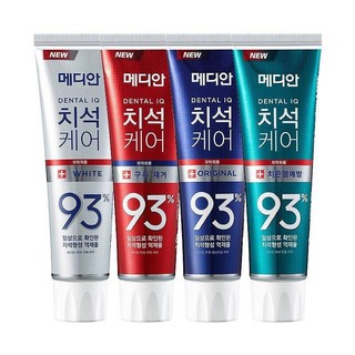 [พร้อมส่ง] Made in Korea ยาสีฟันเกาหลี MEDIAN DENTAL IQ Tartar Care toothpaste 93% 120 g ขจัดคราบหินปูนฟอกฟันขาว