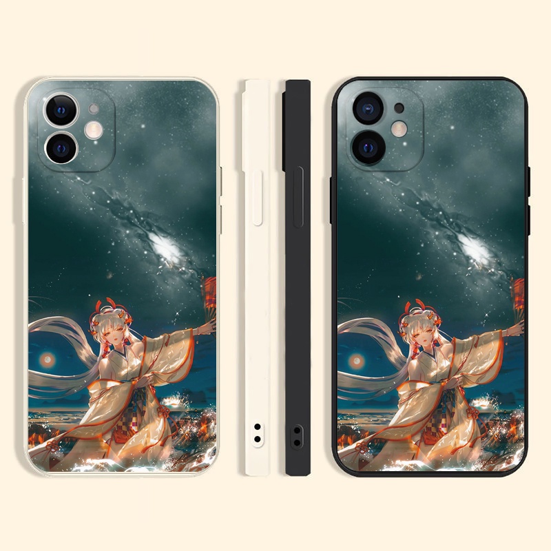 Onmyoji Shiranui 8พลัส เคสไอโฟน 12 13 pro max เคส iPhone 7 8 plus เกมบนมือถือ cover 11 pro Xr Xs X max se2020 case