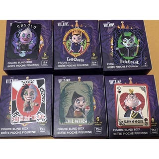 🎁เลือกแบบได้🎁โมเดล Disney Villains Collection Figure Blind Box จาก miniso