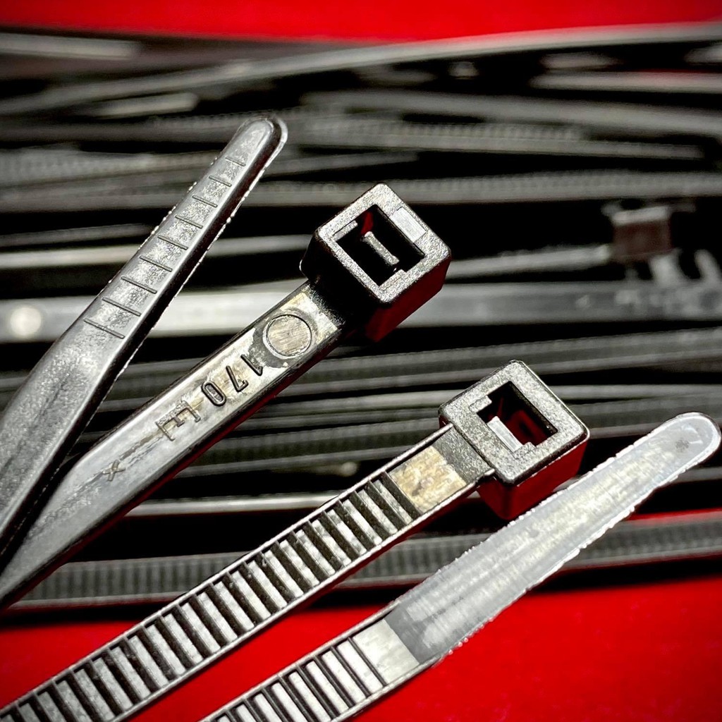 FORCH Cable ties เคเบิ้ลไทร์ สายรัดสายไฟ สีขาว สีดำ ห่อละ รูปที่ 6