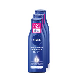 ✨ขายดี✨ นีเวีย บอดี้ มิลค์ อินเทนซีฟ มอยส์เจอร์ ขนาด 250 มล. แพ็ค 3 ขวด Nivea Body Milk Lotion 250 ml x 3