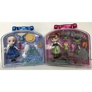 Disney Animators Collection Anna &amp; Elsa Mini Doll Play Set - 5 (รับประกัน ของแท้)