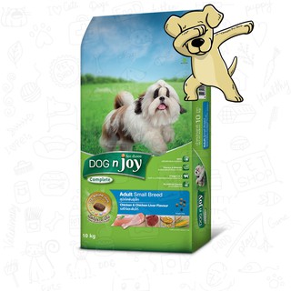 [Cheaper] Dognjoy Complete สูตรสุนัขพันธุ์เล็ก รสไก่และตับ 10kg