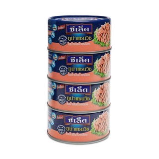 ซีเล็ค ทูน่าแซนวิชในน้ำมันถั่วเหลือง 165 กรัม x 4 กระป๋อง Selecta Tuna Sandwich in Soybean Oil 165g x 4 Cans