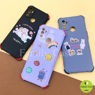 Oppo A16k/A53/A76/A93/Reno 7z 5g เคสมือถือกันกระแทก เคสนิ่มTPU ซิลิโคน เคสกันเลนส์กล้อง เคสการ์ตูน