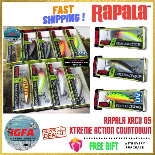 Rapala XRCD Lure X-Rap Countdown Rapala XRCD5 Gewang Rapala Lure Rapala XRCD05
