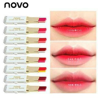 lip 2โทน  novo  มี 8  สีให้เลือก สนใจสีไหน สอบถามมานะ