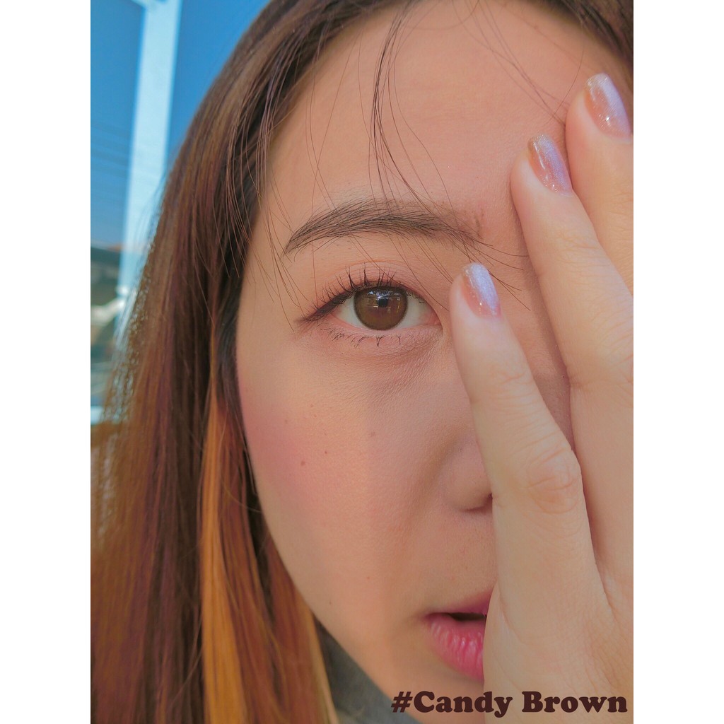 Candy Brown / คอนแทคเลนส์ Neo Cosmo สีน้ำตาล ขอบดำบางๆ ขนาดมินิ สายเกาหลี ห้ามพลาด มีส่งด่วนใน กทม. รูปที่ 3