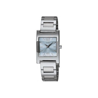 ﻿CASIO นาฬิกาผู้หญิง lady สายสแตนเลส รุ่น LTP-1283D-2ADF - Silver