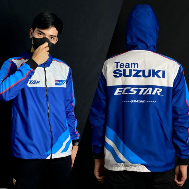 SUZUKI ECSTAR GSX SATRIA FU TEAM JACKET SUNMORI TOURING HOODIE