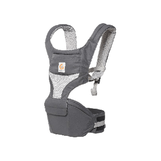 Ergobaby เป้อุ้มพร้อมเบาะรุ่น HIP SEAT ผ้าระบายความร้อน COOL AIR MESH สี Carbon Grey