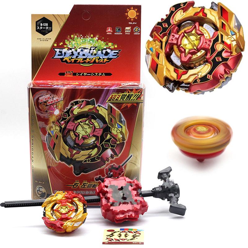 ของเล่น Beyblade Burst B-128 cho-Z spriggan.ow.zt พร้อม Launcher สำหรับเด็ก