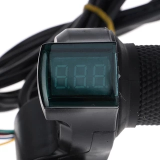 ( Hotsale ) มือจับรถจักรยานไฟฟ้าคันเร่งกับจอแสดงผลแสดงผล Lcd