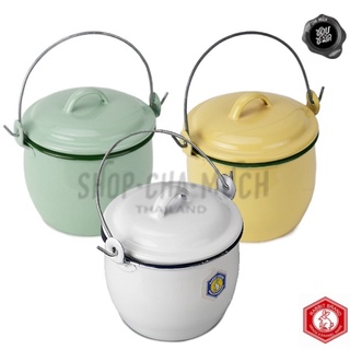 หม้อหิ้ว หม้อหูหิ้วเคลือบ 1 สี 12 ซม.12x15x14 ซม. ความจุ 850…