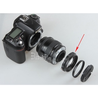 อะแดปเตอร์เลนส์กล้อง  Macro Lens Reverse Adapter Protection Ring 52mm Thread Mount For Nikon D3100 D3300 D3400 D5500 D56 #4