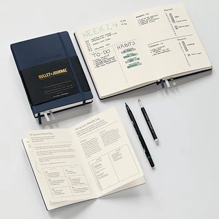 Leuchtturm1917 Bullet Journal Hardcover A5 Notebooks Edition 2 สมุดโน๊ต รุ่น Bullet Journal ขนาด A5