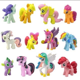 เซ็ต 12 ตัว โมเดล โพนี่ โมเดลโพนี่ pony