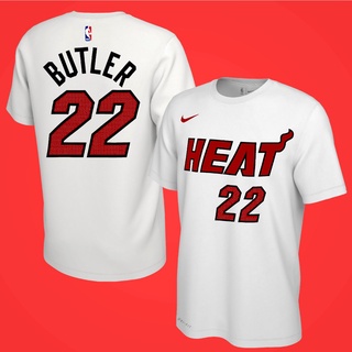 เสื้อยืด พิมพ์ลายทีมบาสเก็ตบอล Miami Heat Team Player No. Jimmy Buutler Assoociation 22 ชิ้น