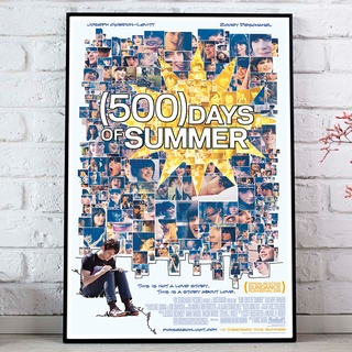 500 Days of summer Movie Poster โปสเตอร์ภาพขนาด 33X48 cm