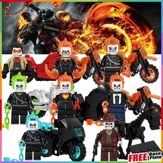 Ghost Rider ฟิกเกอร์ Marvel Ghost Panther Red Hood ขนาดเล็ก KF6120