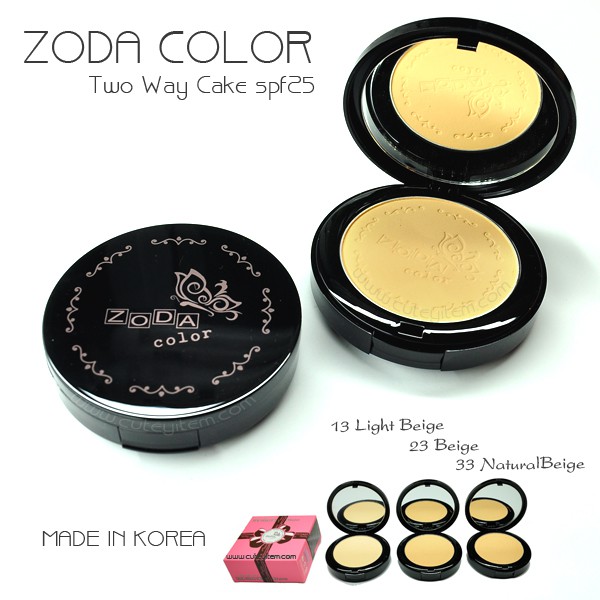 ZODA COLOR TWOWAY CAKE SPF25 แป้งโซดา