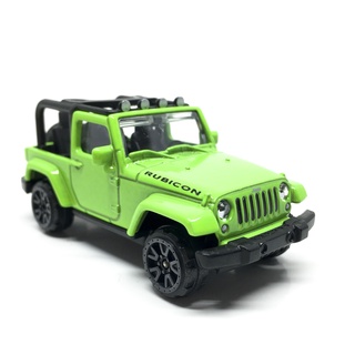 Majorette Jeep Wrangler Rubicon - Green Color /Wheels OF5VG /scale 1/60 (3 inches) no Package