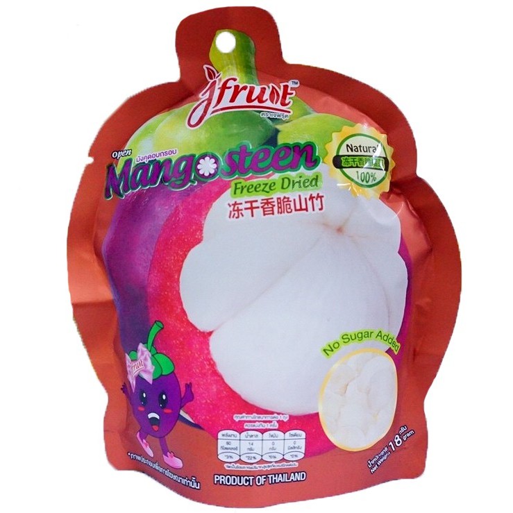 เจฟรุ้ต (Jfruit) มังคุดอบกรอบ Freeze Dried Mangosteen 18 g.