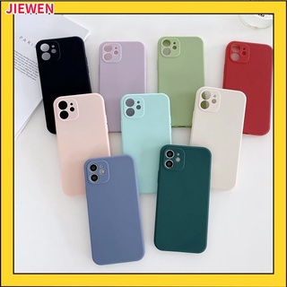 เคสโทรศัพท์มือถือ Tpu สีพื้น เคสซิลิโคน สําหรับ Iphone เคสไอโฟน 11 12 13 Pro Max Xr X Xs Max 7 8 Plus