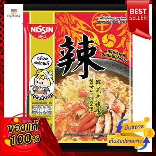 นิสชินซองรสซุปเกาหลีฮอตแอนด์สไปซี 60กNISSIN BAG KOREAN HOT SPICY FLAVOUR 60G