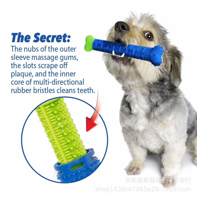 ใหม่ CHEWBRUSH ของเล่นแปรงสีฟัน สําหรับสัตว์เลี้ยง สุนัข