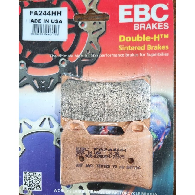ผ้าเบรค EBC Brakes/ ผ้าหน้า BMW F800, Ducati Monster , Multistrada, KTM 1190 Adventure, Zontes 368.350
