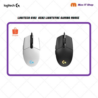 Logitech G102  Gen2 LIGHTSYNC Gaming Mouse เมาส์เกมมิ่งแบบมีสาย