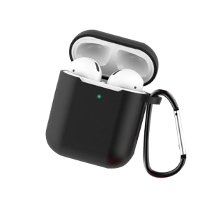 โปรโมชั่น : พร้อมส่งเคสairpods21 ซิลิโคนแบบนิ่มสีพื้น พร้อมตะขอห้อย 18สีให้เลือก